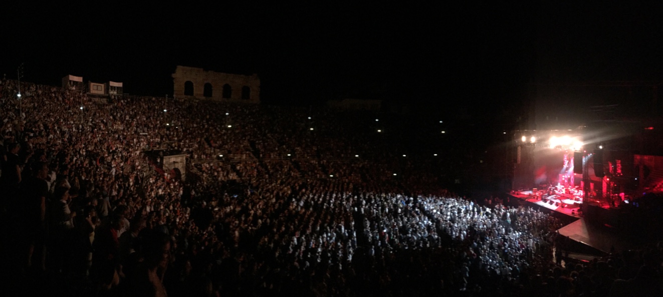 Santana en la Arena de Verona
