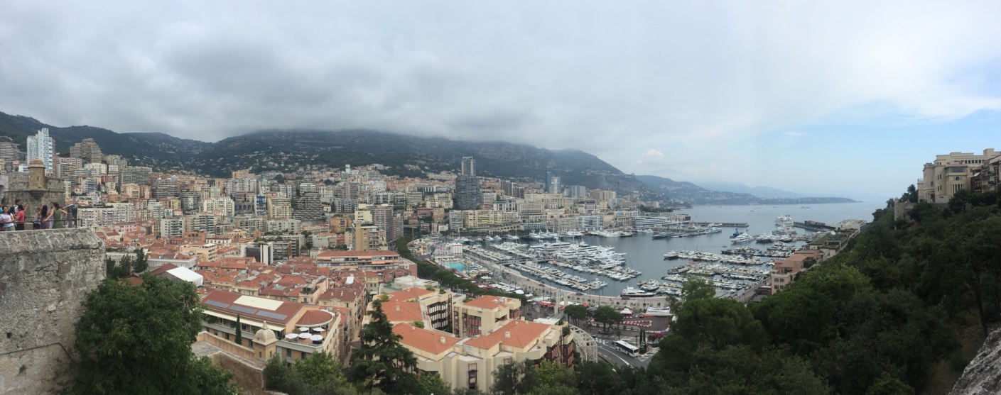 Vista a Mónaco desde el Palacio del Príncipe