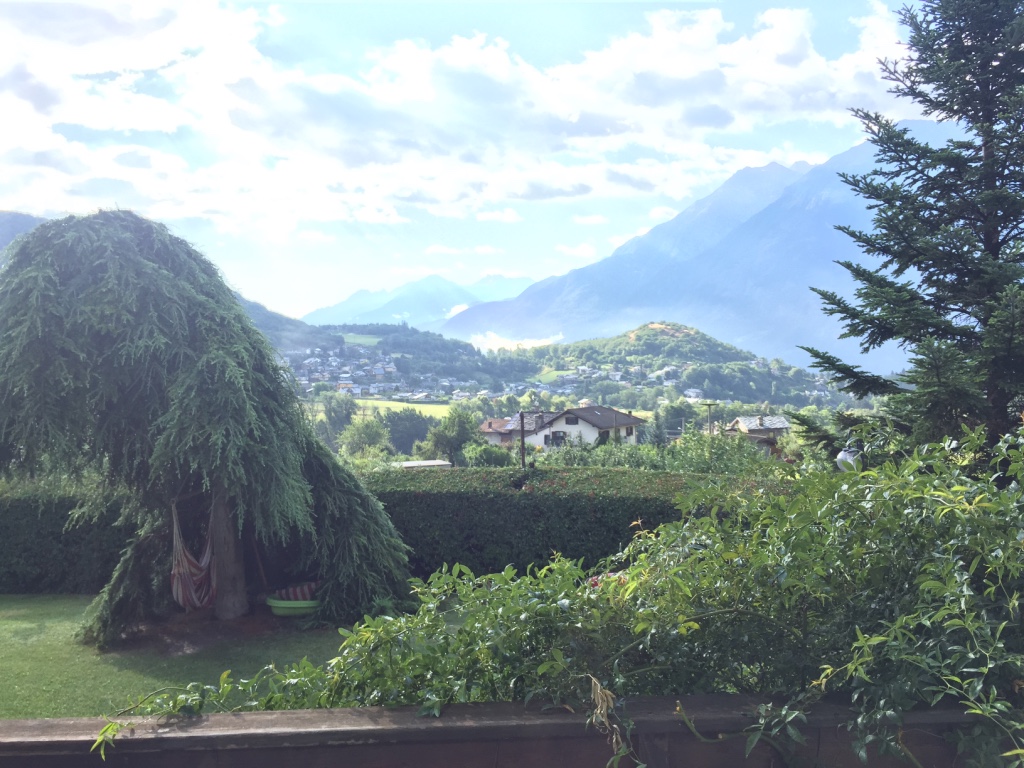 Vista al Valle del Aosta desde el Hotel
